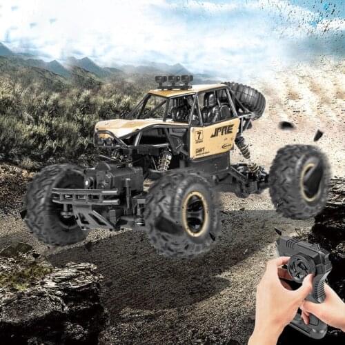 1:16 RC Car Alloy Four-Wheel Drive High-Speed Off-Road Remote Control Car Monster Truck Buggy Radio Control Climbing Car Boys