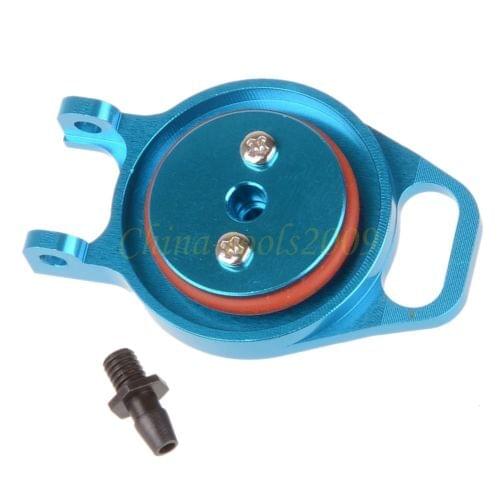 122059 HSP Upgrade Spare Parts For 1/10 R/C Model Car Blue Aluminum Fuel Tank Cover 122059