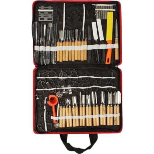 High quality Pro 80 Pcs Vegetable Fruit Carving Chisel Tool set, food carving tools set