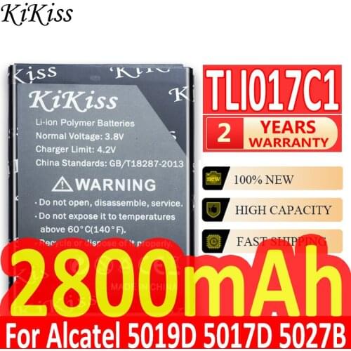 2800mAh Battery For Alcatel OneTouch PIXI 3 4.5" 5019D 5017D 5017A 5017X 5017 5027B TLi017C1/TLi017C2 VODAFONE Smart Speed 6