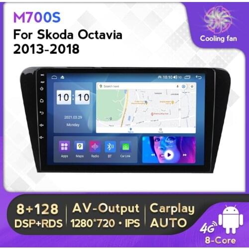 6G RAM 128G ROM DSP IPS Android 10.0 Car Radio Audio For SKODA Octavia 3 A7 2014-2018 Car multimedia player wifi 4G LTE NO DVD