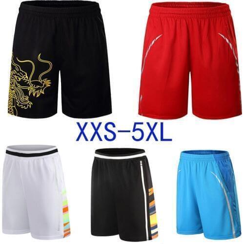 Cheap Men Women Children Polyester Quick Dry Tennis Shorts , table tennis Shorts, Badminton Clothes Running Wear Plus Size