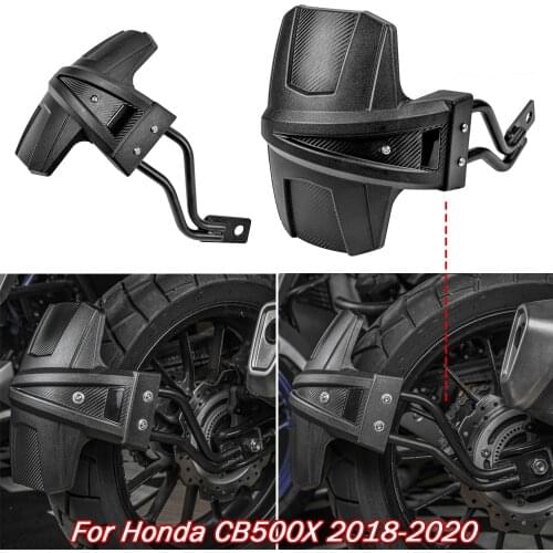 For Honda CB500X 2018 2019 2020 Motorcycle Rear Wheel Fender Splash Guard Rear Tire Cover Mudguard with Bracket Moto Accessories