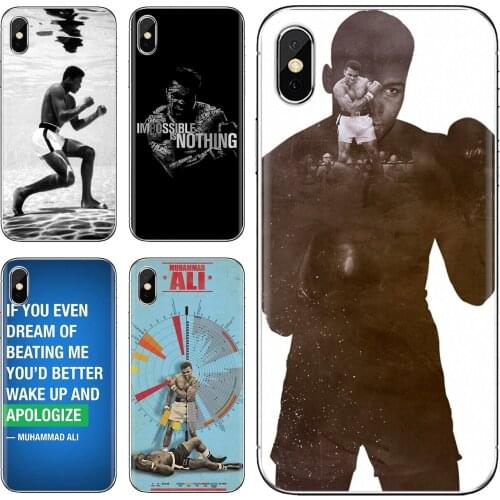 For Samsung Galaxy A10 A30 A40 A50 A60 A70 a12 a31 a41 a51 a71 a20e a21s M30 Soft Case Muhammad Ali King of Boxing USA Poster