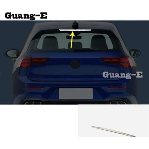For VW Volkswagen Golf8 Golf 8 2019 2020 2021 Car Detector Stainless Steel UP Lamp Rear Tail Brake Stoplight Trim Frame Light