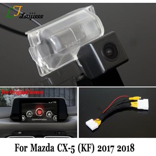 For Mazda CX-5 CX 5 CX5 KF 2017 2018 / 28 Pin Adapter cable Compatible With Original Screen / HD CCD Car Parking Rearview Camera