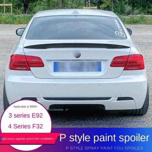 Suitable for BMW 3 Series E92 rear wing modification M 4 series rear wing F32P 320i 428 double door hardtop F36 free punching