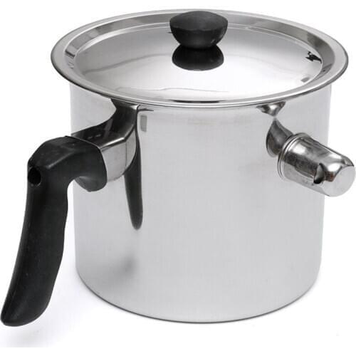 Beeswax Melting Pot Stainless Steel Pouring Pot Beekeeping Tool Hole Boiler Silver Beekeeping Honey Milk Cooking Equipment Boili