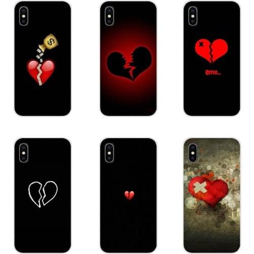 Broken Heart For Huawei Y5 Y6 Y7 Y9 Prime Pro GR3 GR5 2017 2018 2019 Y3II Y5II Y6II Accessories Phone Shell Covers