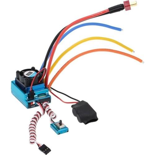 RC 120A Brushless ESC Electric Speed Controller for 1/10 Off/On-road Car Monster Truck 400-600mm Boat Model Car