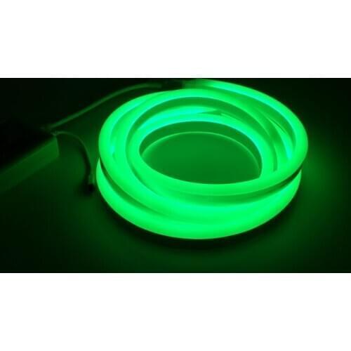 RGB LED Neon Light Strip 220V 16 Color Changing with 24 Keys IR Remote Control Waterproof IP65 European Standard Plug 2m 5m 50m