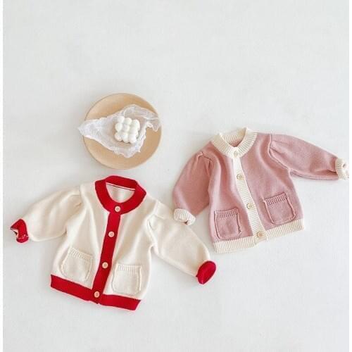 Kids Baby Girl Sweater Princess Baby Boy Girl Clothes Autumn Winter High Quality Girls Baby Clothing Coats Infant Girls Clothing