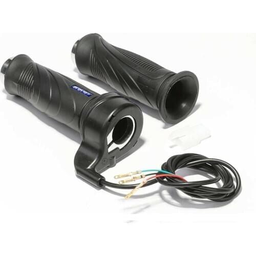 12v 24v 36v 48v Universal Black Electric Scooter Twist Bike E-Bike Throttle Grip + Cable for Electric Go-kart Quad Scooter Mower