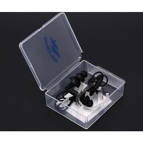 1Set Soft Silicone Swimming Set Waterproof Nose Clip + Ear Plug Earplug Useful 6 Colors