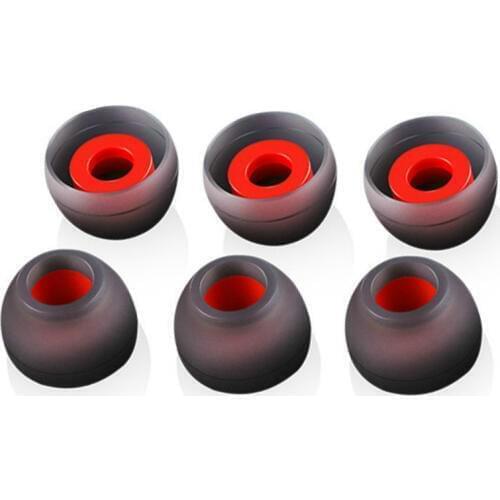 3 Pairs(6pcs) 1 Pair L M S In Ear Tips Earbuds Earphone Silicone Eartips/Ear Sleeve/Ear Tip/Earbuds For KZ Earphone LZ A4 DZ9