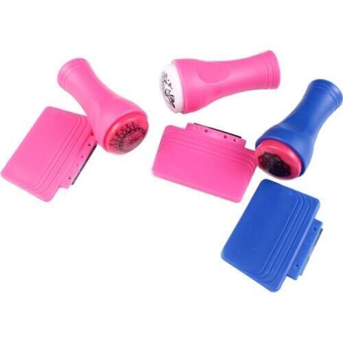 BEST SELL DESIGN 1Pcs Stamping Nail Art Stamping Plate Silicone/Rubber Stamper