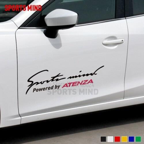 10 Pieces Customizable Sports Mind Car Styling Automobiles Car Sticker Decal For Mazda 6 Atenza Mazdaspeed Stickers Accessories