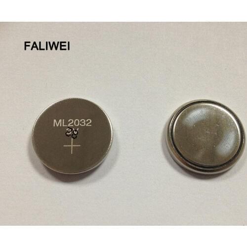 2pcs/lot 3V Coin Cell Button battery 2032 ML2032 Rechargeable CMOS BIOS RTC Back Up Reserve Battery/Fast shipping