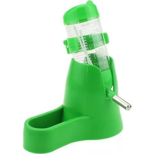 80ml 3 in 1 Rabbit Hamster Water Bottle Food Container for Small Cat Dog Rabbit Hamster Drinking Feeding Rest