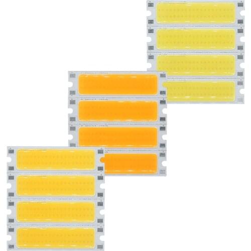 4PCS/Pack 10W DC30-32V 300mA LED COB Diode Light-Emitting Lamp Beads Super bright LED Strip For Flashlight Wall Light Source DIY