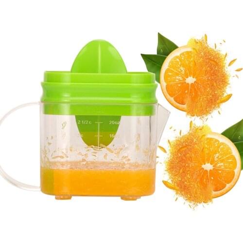 600ML 3in1 Manual Lemon Juicer Measuring Glass Home Travel Small Big Fruit Orange Juice Citrus Squeezer Maker Kitchen Tool