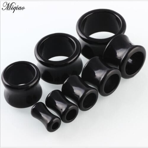 Miqiao European and American popular auricle hollow channel acrylic ear expansion body piercing jewelry ear expansion earrings