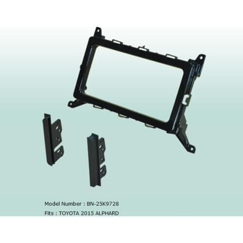 Car Fascias Double Din Audio Panel Frame Dash Kit For Alphard 2015