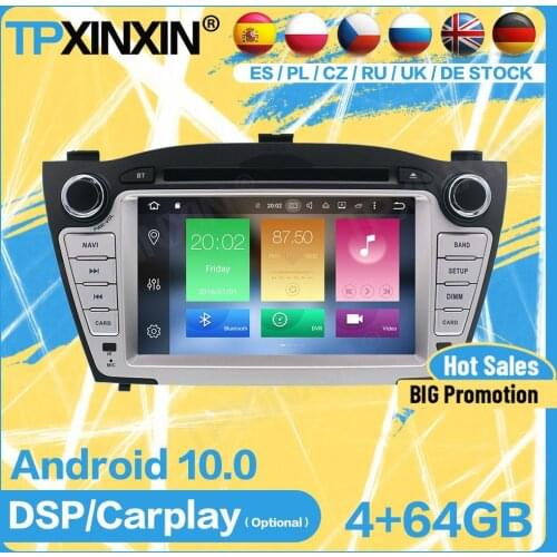 Car Radio Control Receiver Bluetooth Android For Hyundai IX3 2009 2010 2011 2012 2013 GPS Player Navigation Auto Audio Head Unit