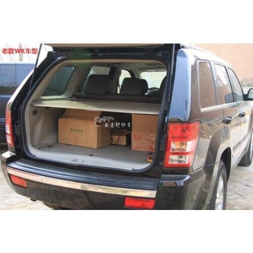 Rear Trunk Cargo Cover For JEEP Grand Cherokee WK 2005 2006 2007 2008 2009 2010 High Qualit Car Security Shield Accessories