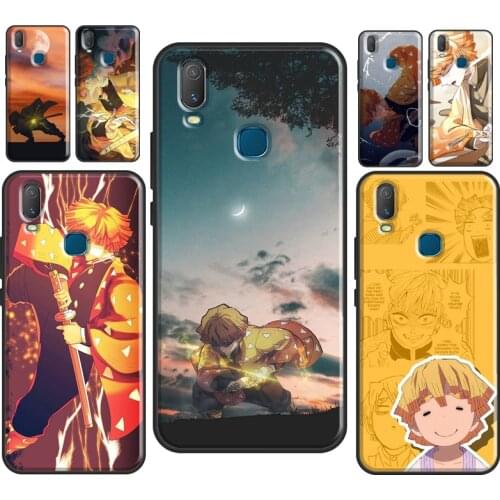 Zenitsu Demon Slayer Case For Vivo Y11 2019 V17 Neo V20 SE Y1S Y12 Y17 Y19 Y20 V11 i Y30 Y50 Y70 Y91C Coque