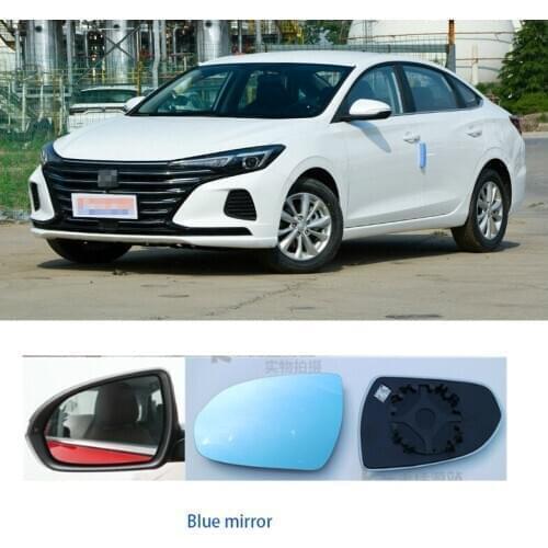 For Changan eado 2018-20 Car Side View Door Wide-angle Rearview Mirror Blue Glass With Base Heated 2pcs