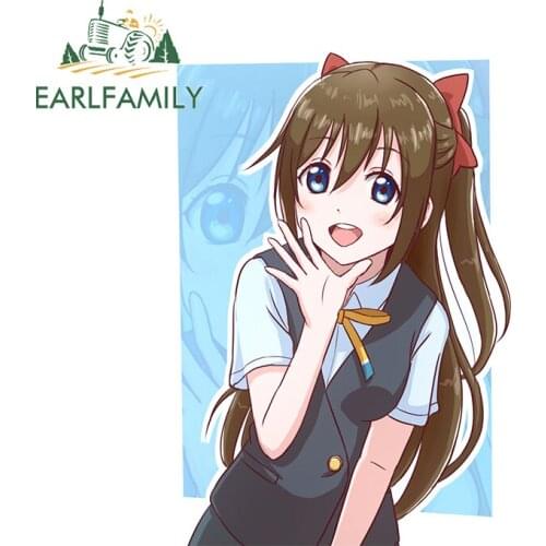 EARLFAMILY 13cm x 11.5cm for Hello Fine SUV Car Stickers Personality Snowboard Creative Camper Waterproof Window Trunk Decal