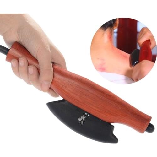 Electric Heating Natural Stone needle Guasha Board Scraching Body Scraping Gua Sha SPA Body Massager with Temperature adjustment