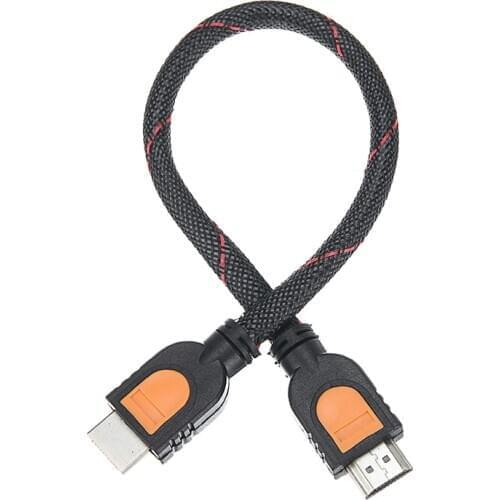 Short HDMI-compatible Cable Braided 1.4V High Speed Full HDTV 3D HDMI-compatible 1080P For TV XBOX SKY PS4 Video Audio