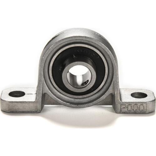 KP08/KP000 Bolt Housing Pillow Bearing Diameter Pillow Block Mounted Ball Bearing Solid Base Zinc Alloy Bore Diameter: 8mm/10mm
