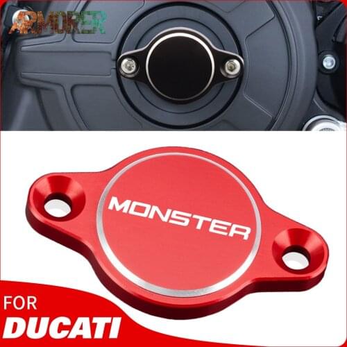 Monster821 Engine Oil Filter Cover Cap For Ducati Monster 696 795 796 797 821 1200 1200S 1200R 1100 Evo Motorcycle Accessories