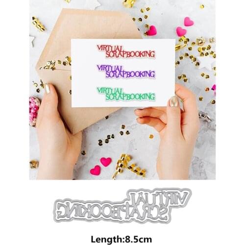 2020 Hot New Virtual Scrapbooking Metal Cutting Dies Stencils For Paper Card Making DIY Scrapbooking Decor Craft Photo Album