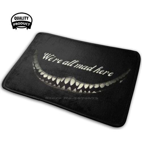 Cheshire Cat Soft Interesting Room Goods Rug Carpet Alice And Cats Cartoon Old Smile Movies
