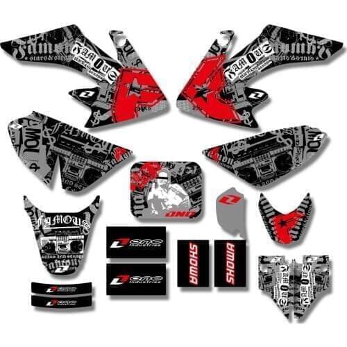 For Honda CRF50 CRF50F CRF 50 50F Decal Sticker Team Graphics Stickers Background Dirt Pit Bike Decals 2004-2009 2010 2011 2012