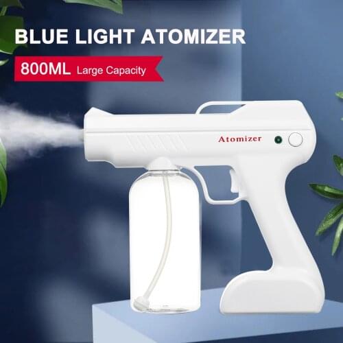 Indoor Outdoor Nano Blue Light Atomizer Portable Electric Sprayer Nozzle Wireless Rechargeable USB Nano Atomizer Large Capacity