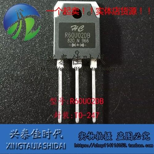 New 2pcs R60U02DB TO-247