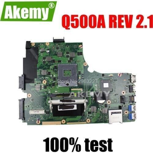 Original For Asus Q500A Mainboard/Motherboard REV2.1 60-NTGMB1000 100% test