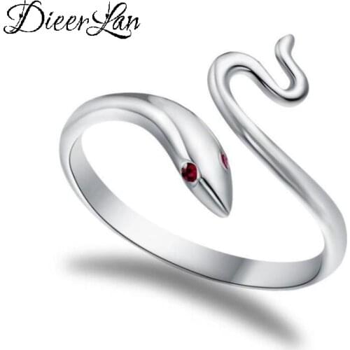 Personality Boho Silver Color Snake Rings for Women Jewelry Retro Big Antique Rings Girls Christmas Gifts