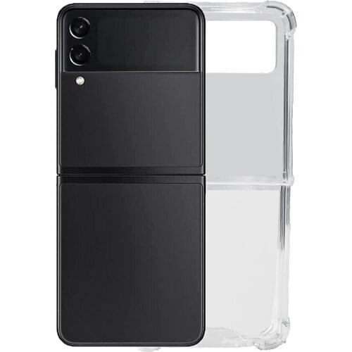 Transparent Case for Samsung Galaxy Z Flip3 Soft Silicon Shockproof Shell Luxury Clear Case for Samsung Z Flip 3 Dustproof