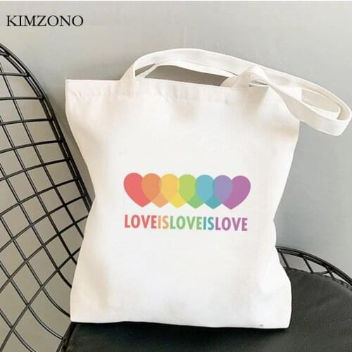 Lgbt shopping bag grocery bolso tote eco shopper handbag bag bolsa compra sacola reusable ecobag sac tissu