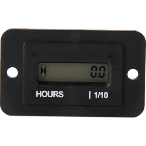LCD Engine Hour Meter Running Hours Meter HM010 AC Used For Gasoline Engine Diesel Generator Electric Motors Free Shipping