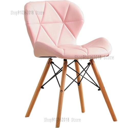 Makeup Stool Net Red Dressing Table Girl Simple Ins Small Chair Girl Cute Bedroom Backrest Princess Nordic