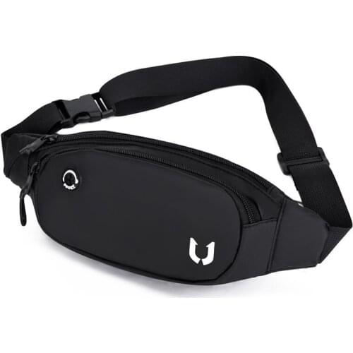 Mens Nylon black Waist Bags Fanny Pack Boy Drop Leg Bags Hip Bum Belt Bag Travel Riding Motorcycle cross body bag for women