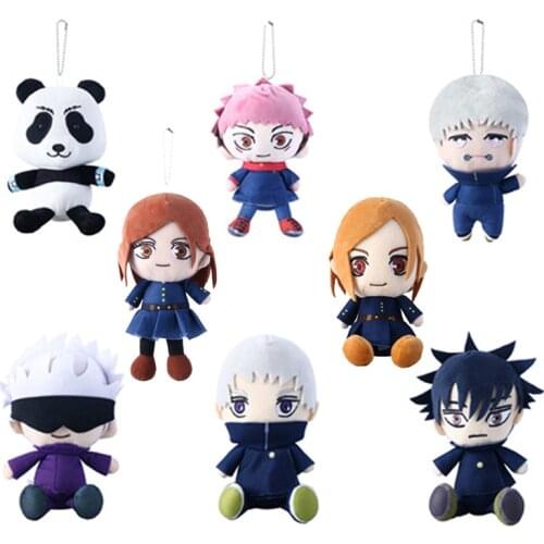 Talerlama 10cm/15/20cm Jujutsu Kaisen Yuji Itadori Anime Plush Toy Stuffed Toy Keychain Bagpack Phone Pendant Accessories