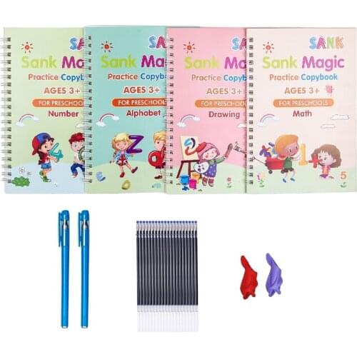 4 English Copybook Books Livros Manga Book Zeszyt Livres Quaderno Libro Livro Kitaplar Art Chinese Journal Pen Papelaria Libros